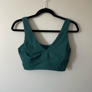 Lululemon Sports Bra C/D Cup Size 10 Teal Green